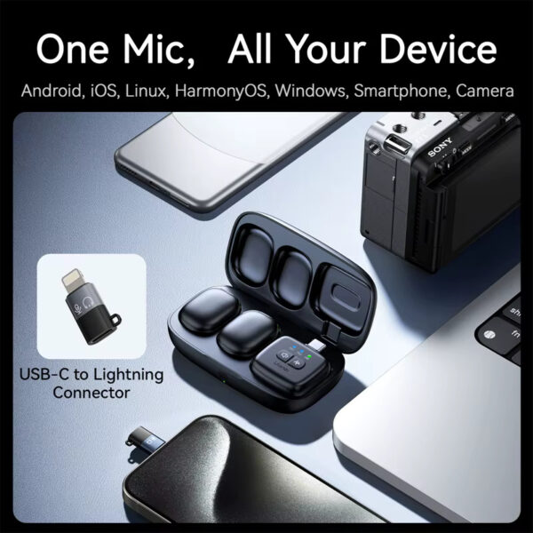 Ulanzi A30 Wireless Lavalier Microphone - Image 6