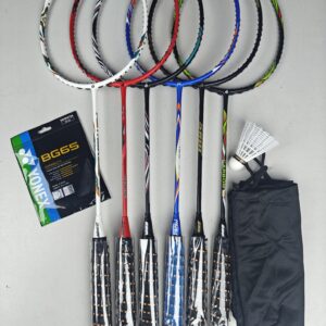 SHOT Badminton Racket ফুল কমপ্লিট + ফেদার ফ্রী