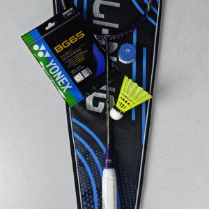 Li-Ning Badminton Racket ফুল কমপ্লিট + গ্রিপ, ফেদার ফ্রী