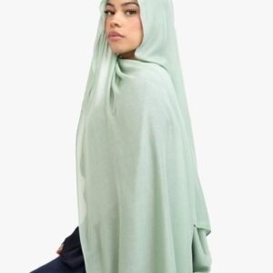 Soft Jersey Orna & Hijab for Women Mint green