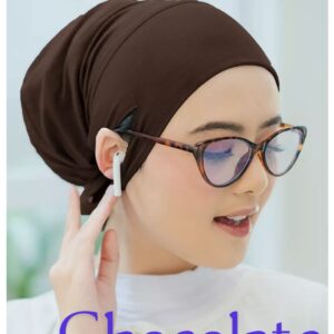 Soft Jersey Inner Cap Chocolate