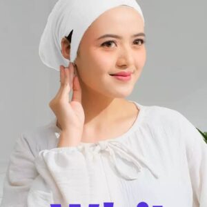 Soft Jersey Inner Cap White