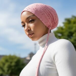 Chikan Embroidery Inner Cap Golapi